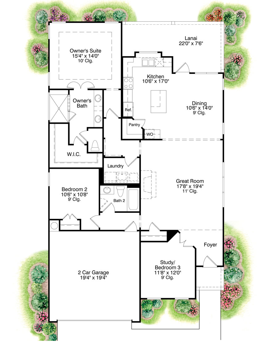 Cresswind Lake Lanier Dogwood New Home in Gainesville by Kolter Homes