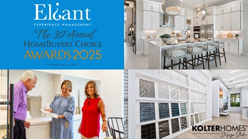 Kolter Homes Celebrates Multiple Wins at the 2025 Eliant National Homebuyer Choice Awards